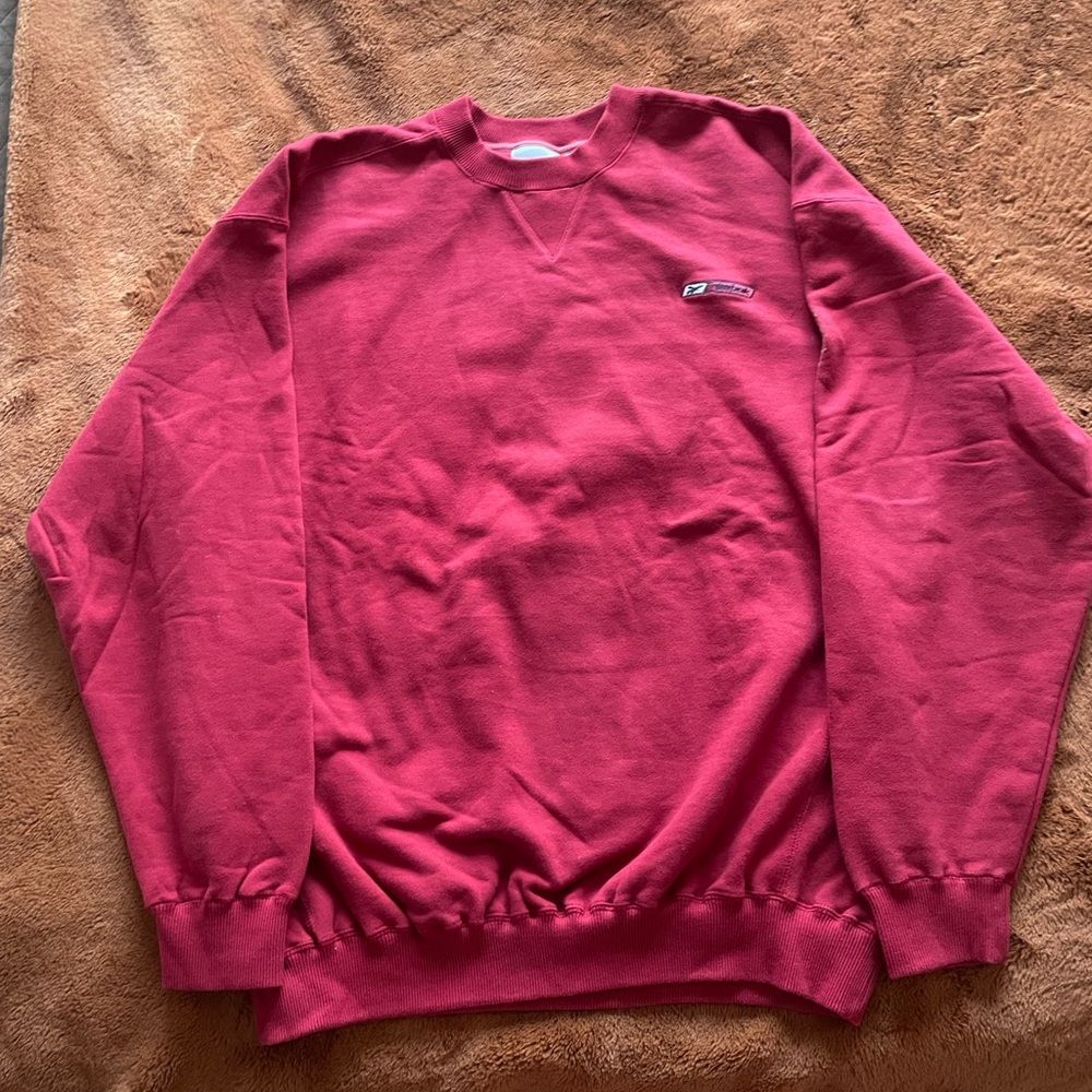 ❌SOLD❌VTG Red XXL Reebok Embroidered Crewneck